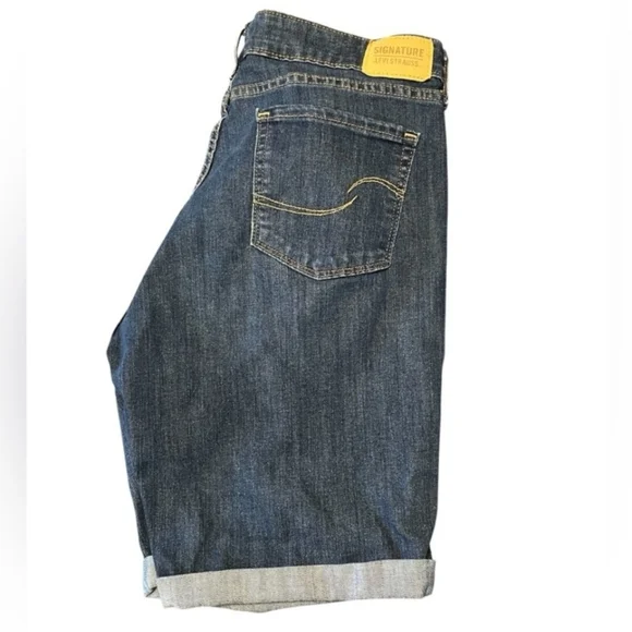 Levi's Bermuda Denim Shorts with Rolled Hem Plus Size 14 / 32" - Picture 7 of 8